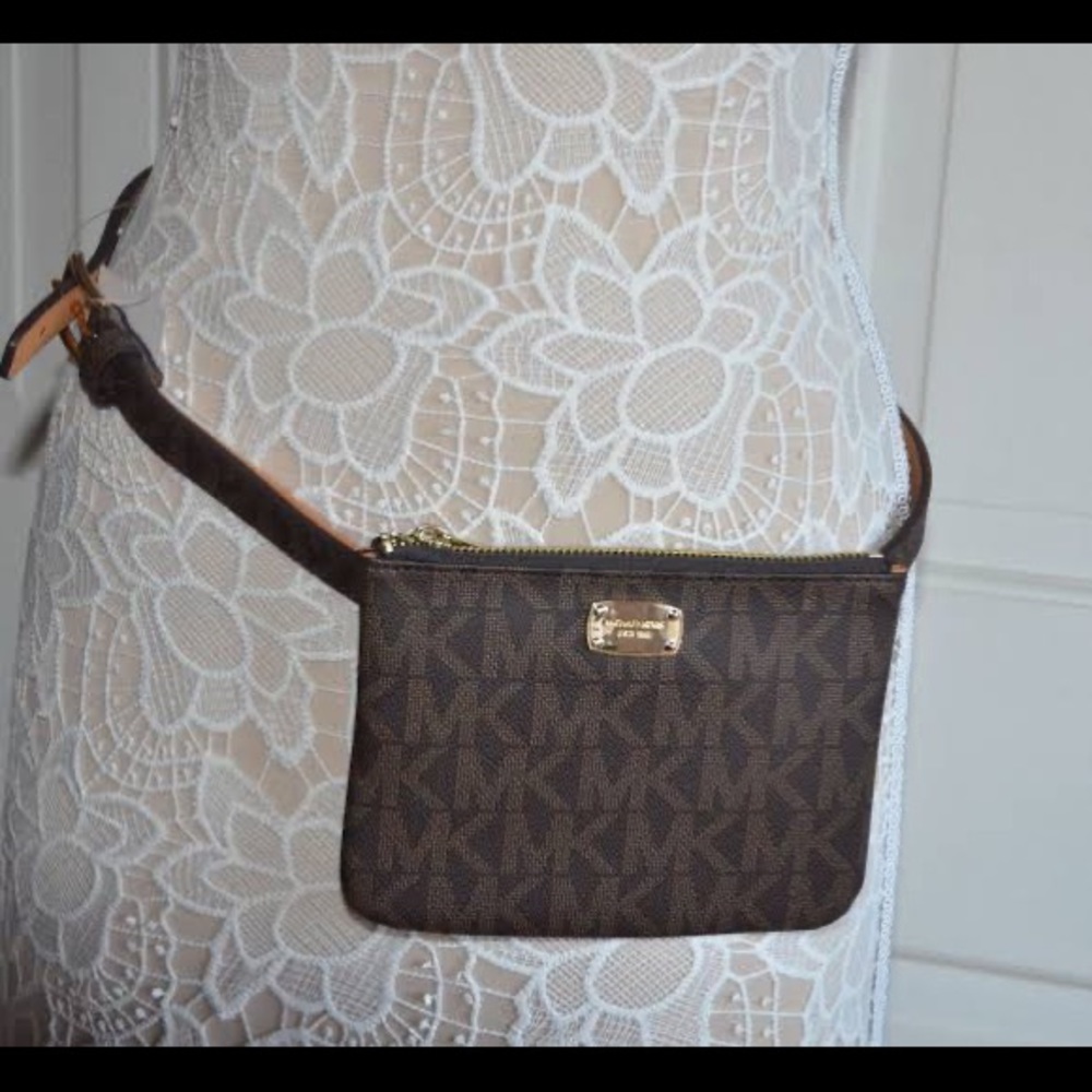 Michael Kors Chocolate brown belt bag